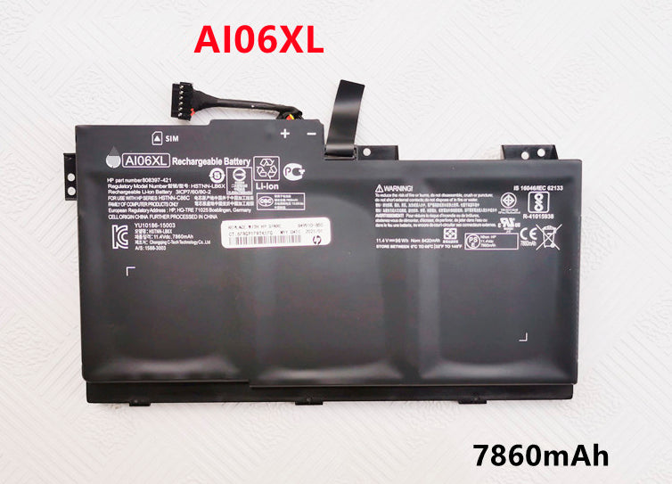 Hp AI06XL HSTNN-LB6X 808397-421 808451-001 808451-002 17 G3 バッテリー
