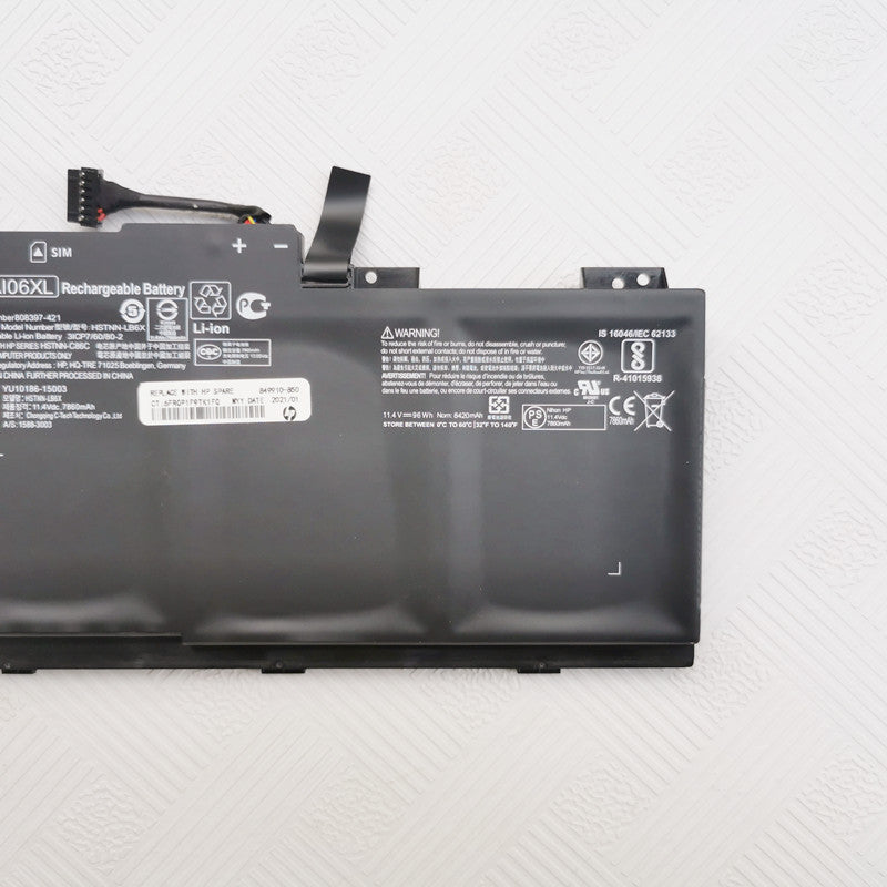 Hp AI06XL HSTNN-LB6X 808397-421 808451-001 808451-002 17 G3 バッテリー