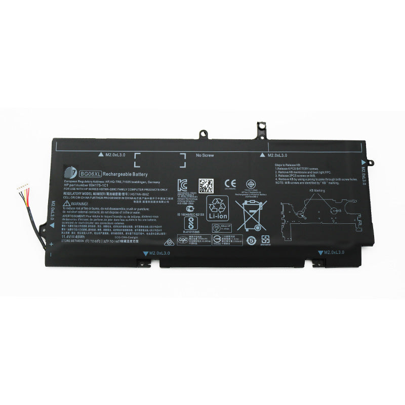 Hp 804175-1C1 BG06XL HSTNN-IB6Z ELITEBOOK 1040 G3 バッテリー