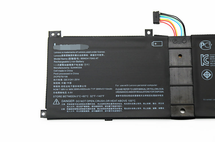 BSNO4170A5-AT Lenovo Miix 520-12IKB BSNO4170A5-LH 用交換バッテリー