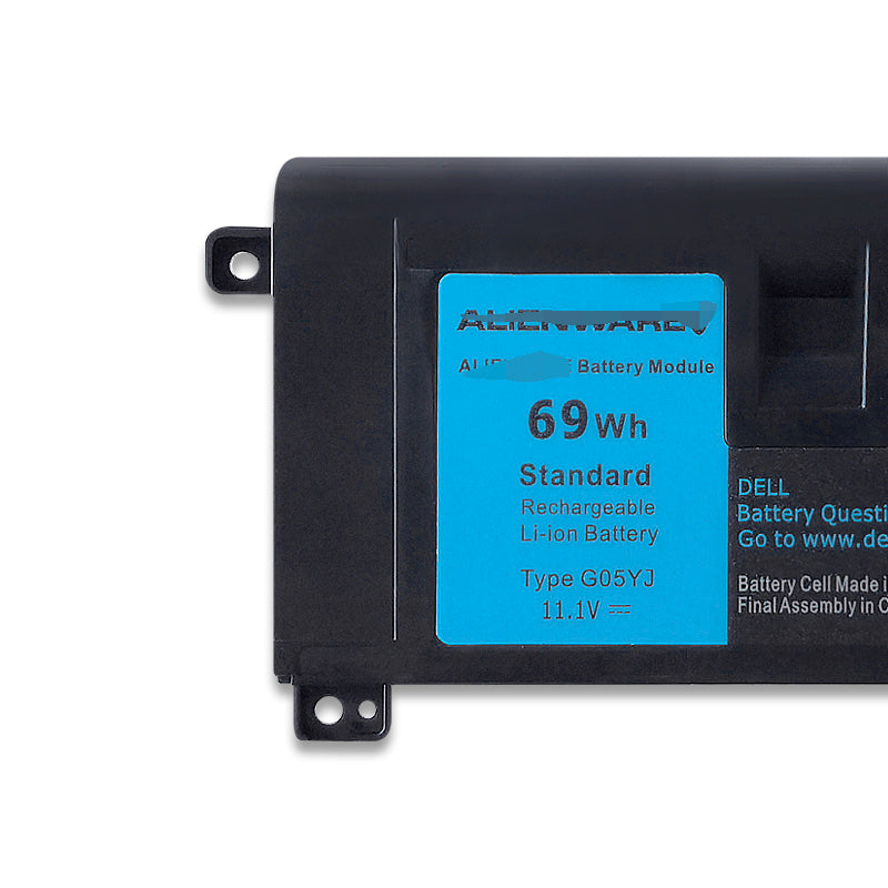 G05YJ 替換電池適用於戴爾 Alienware 14X R3 M14x R3 Alienware 14