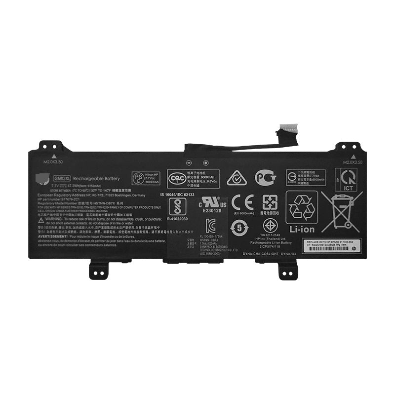 GM02XL 交換用バッテリー (HP HSTNN-DB7X Chromebook X360 11 G1 EE 用)