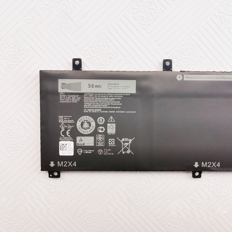 H5H20 Replacement Battery For Dell Precision XPS15 9560 5520 5530