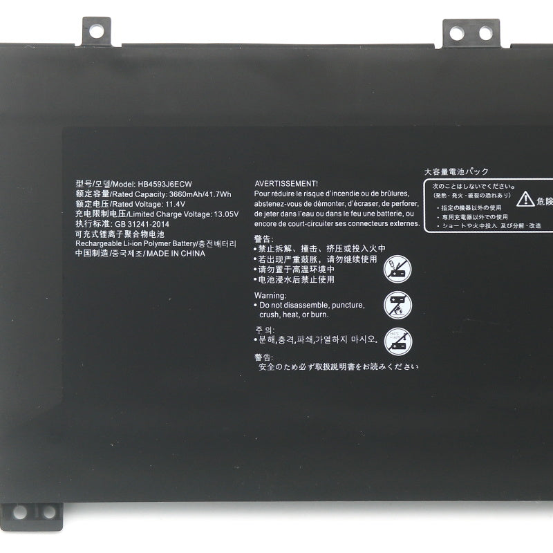 HB4593J6ECW Battery For HuaWei MateBook 13 i7 MateBook13 2020