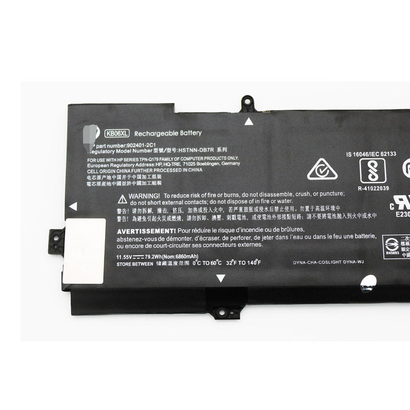 KB06XL 交換用バッテリー (HP HSTNN-DB7R Spectre x360 15-bl002xx 用)