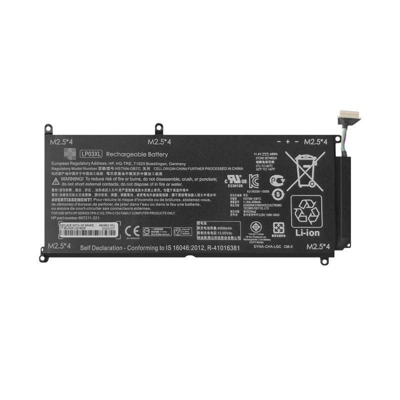 交換用 HP LP03XL 807211-221 HSTNN-DB7C バッテリー