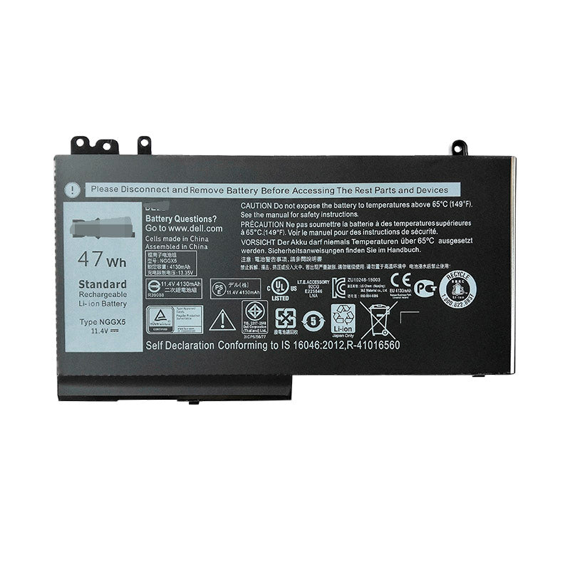 Replacement Dell NGGX5 6MT4T RDRH9 Latitude 12 E5270 5270 Battery