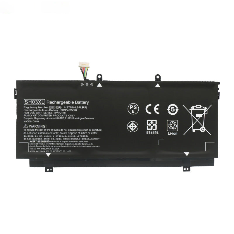 SH03XL バッテリー HP Spectre X360 13-W006NF HSTNN-LB7L 用