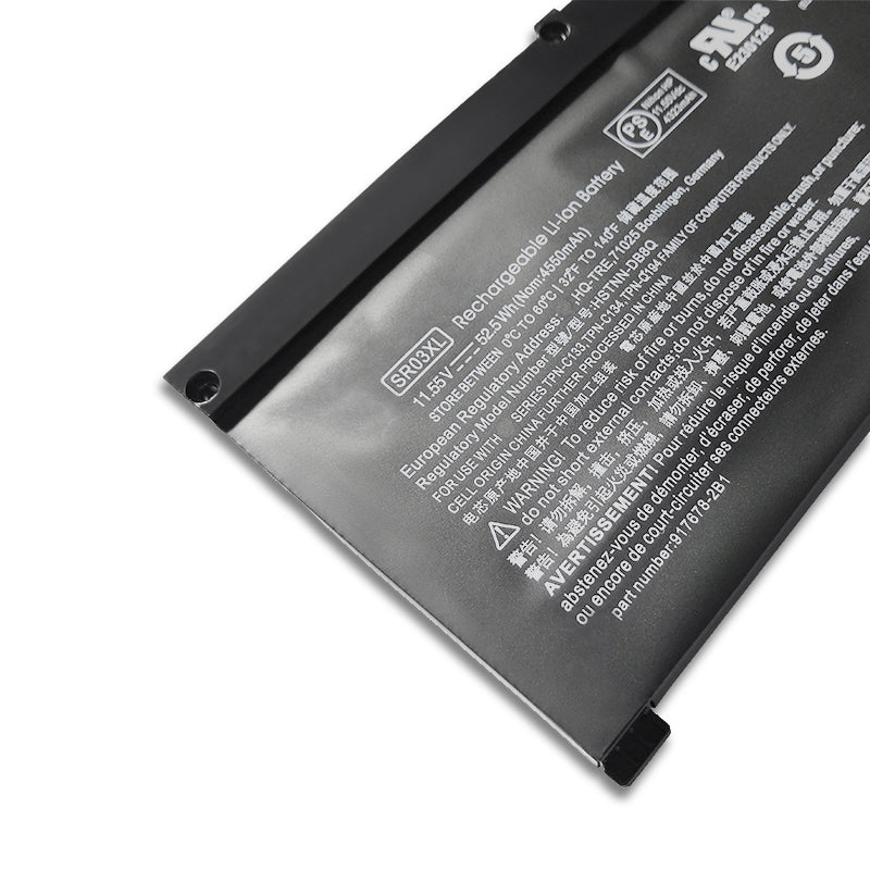 交換用 HP SR03XL HSTNN-IB8L Pavilion Gaming 17 バッテリー